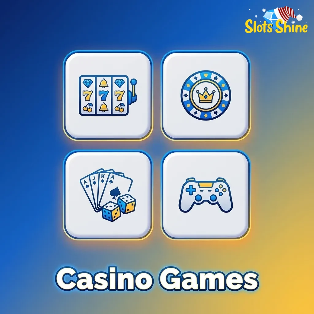 Collage of online casino games including slots, live roulette, blackjack, cards, scratchcards and virtual sports.