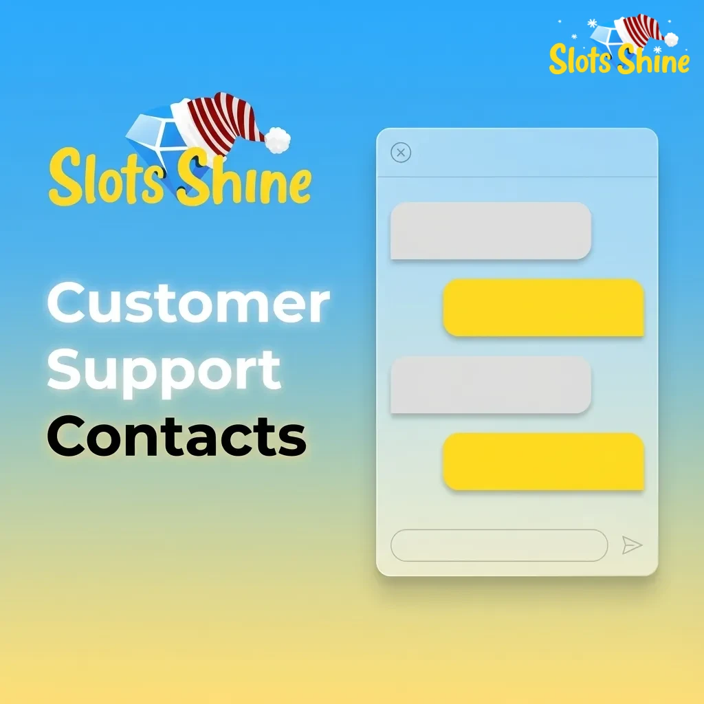 Customer support options for Slots Shine payments: live chat, email, contact form, and help centre/FAQ details.