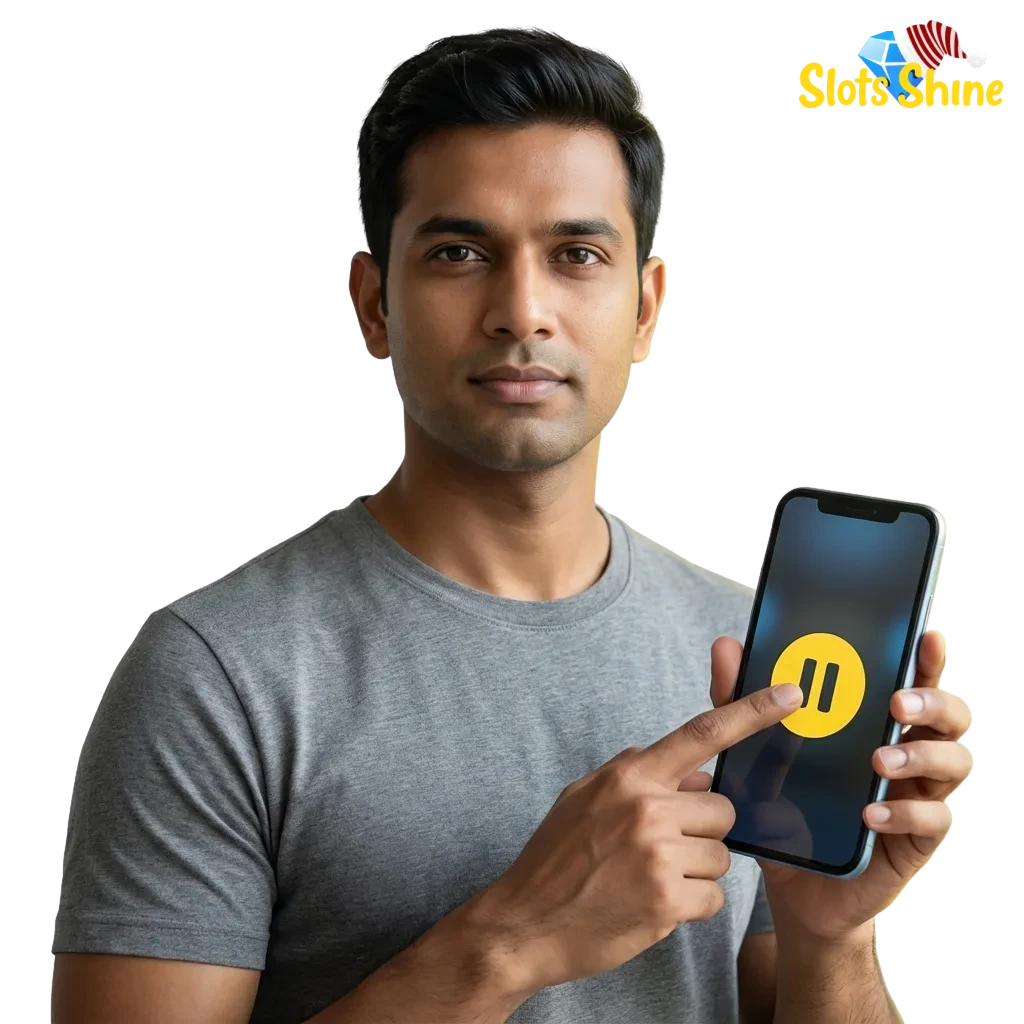 Illustration for Slots Shine responsible gaming, showing tools to set limits and promote safe, controlled gambling