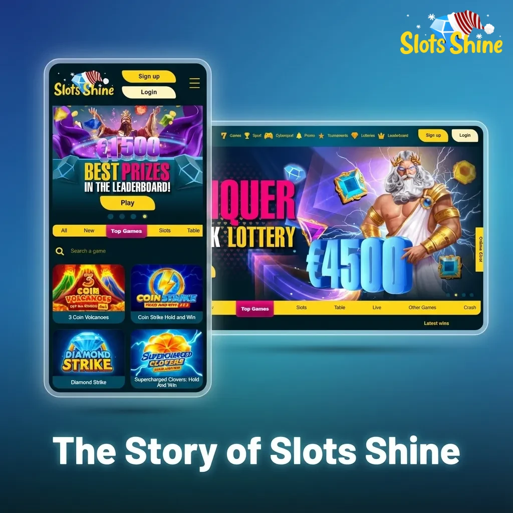 Illustrated Slots Shine timeline from 2020 launch, showing fair play licence, HQ, CEO James Whitfield and responsible gaming focus